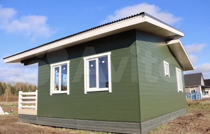 Коттедж 65 м² на участке 8 сот.