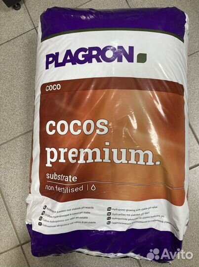 Кокосовый Субстрат plagron coco premium 50l