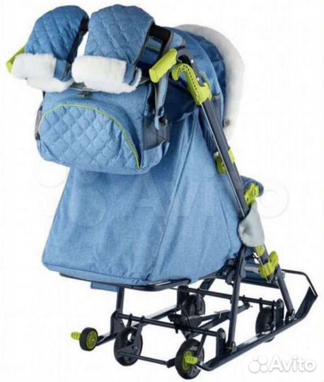 Санки-коляска nika