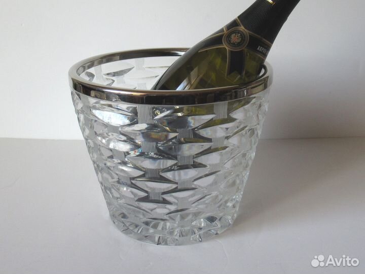 Хрустальные вазы с ободком СССР