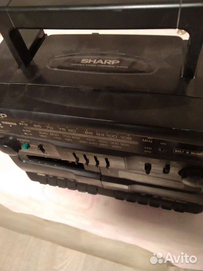 Кассетный магнитофон sharp
