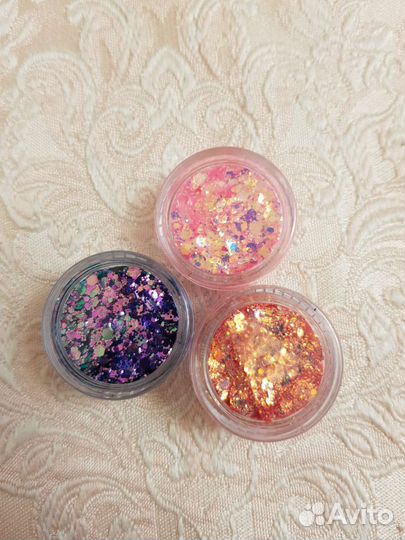 Блестки гель для лица глаз тела
