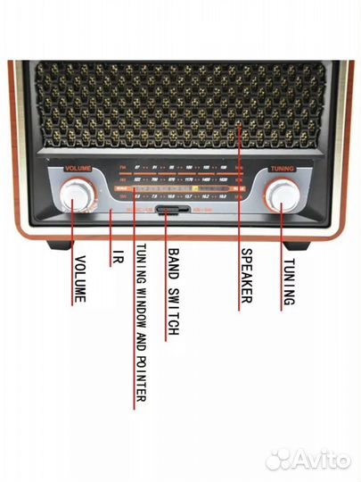 Радиоприемник в стиле ретро