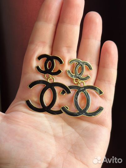 Серьги Chanel