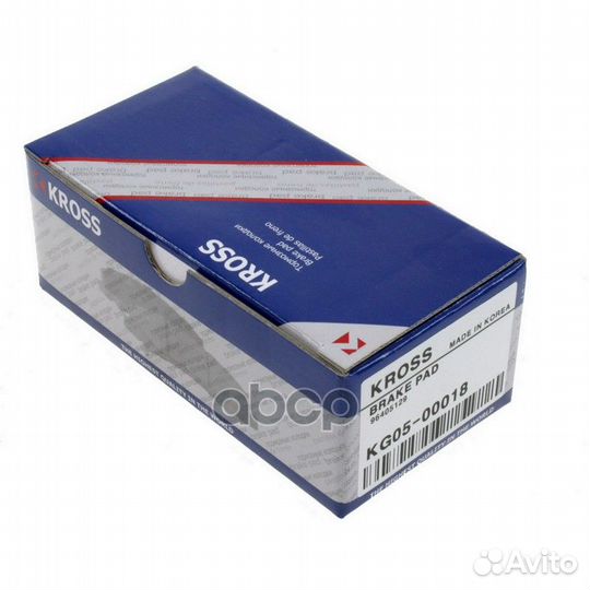 Колодки тормозные KG0500018 Kross