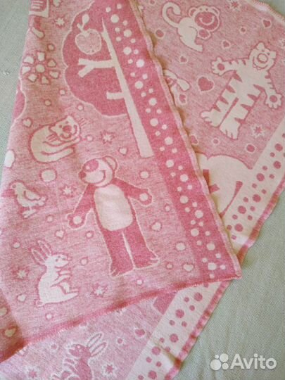 Байковое детское одеяло