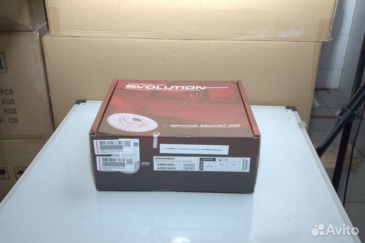 Передний тормозной диск PowerStop на Mustang