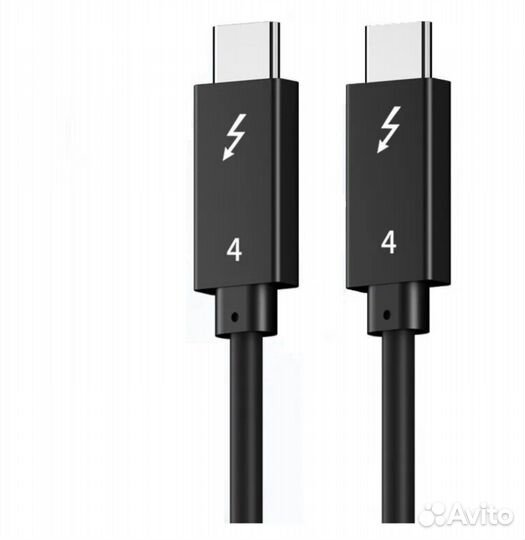 Кабель Thunderbolt 4 (USB4, Type-C) 40Gbps, 1 метр