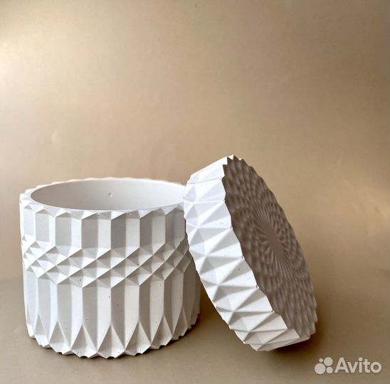 Гипсовая шкатулка