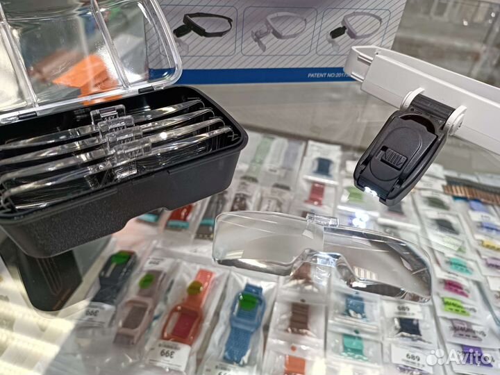 Очки-лупа с подсветкой