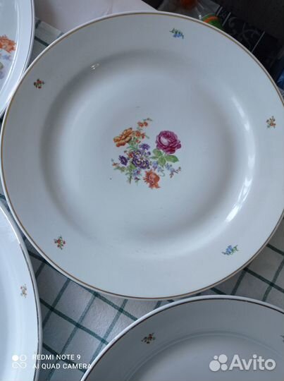 Блюда и селедочница, Дулево