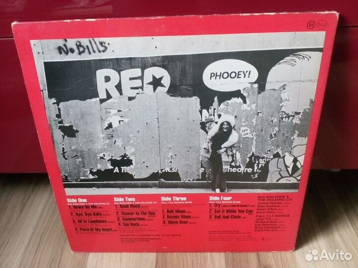 Janis Joplin - In Concert 1972 винил пластинка LP