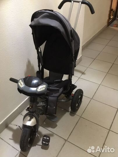 Детский велосипед с ручкой