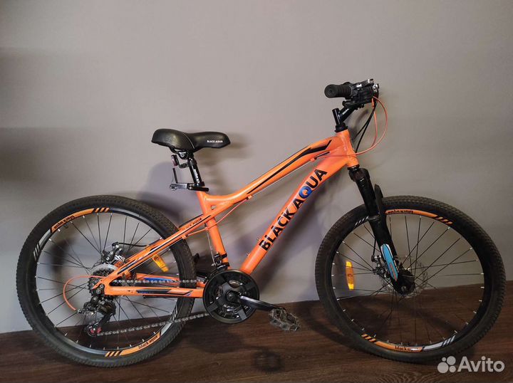 Велосипед black aqua Cross 2482 D matt 24