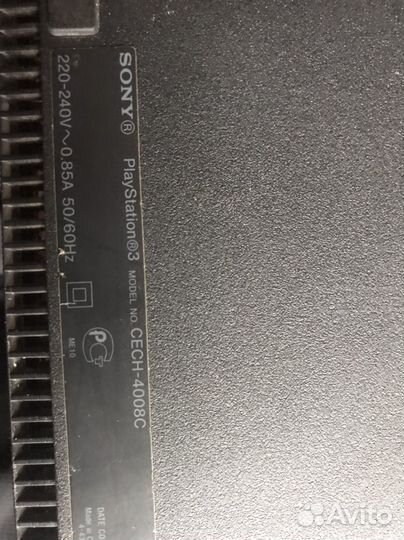 Sony PS3 super slim + диски с играми