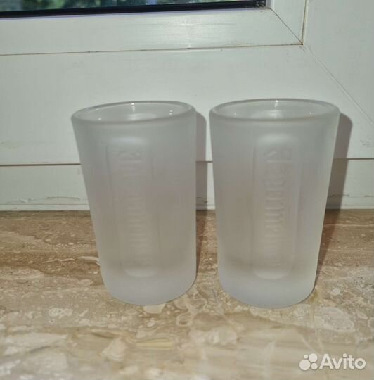 Стопка белая Егермейстер Jägermeister цена за обе