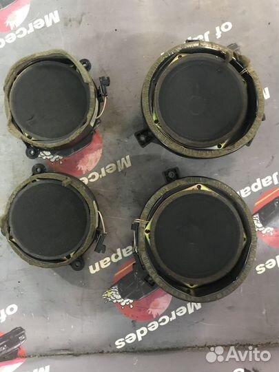 Штатные колонки от w163