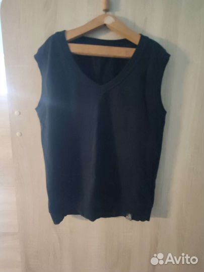 Жилетка школьная синяя