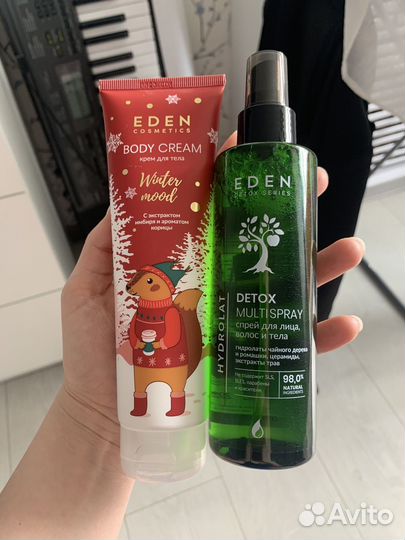 Eden Крем для тела и спрей для лица, волос и тела