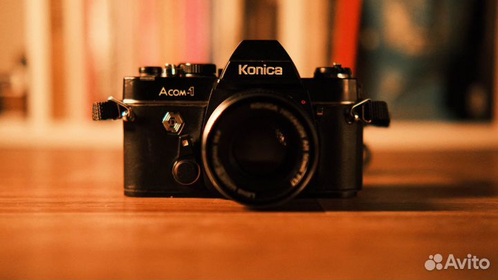 Пленочный фотоаппарат Konica Acom-1 + f1.7 50mm