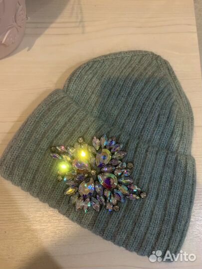 Шапка зимняя ангора новая