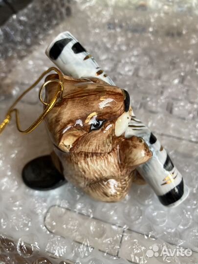 Бобер елочная игрушка