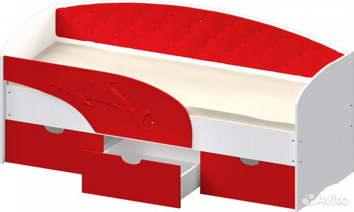 Кровать с бортиком 