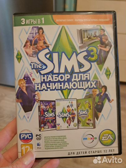 Компьютерная игра Sims диск