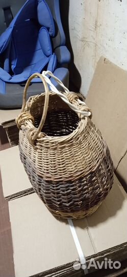 Корзина плетёная под реставрацию