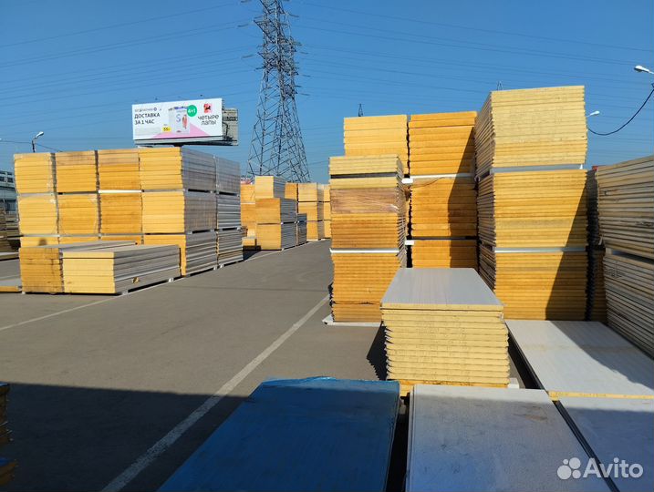 Сэндвич панели ппу PIR бу Неликвид 2ой сорт