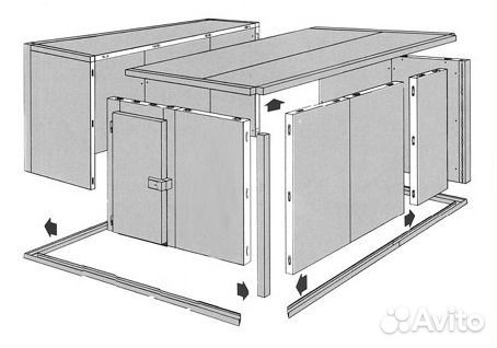 Холодильная камера 16.5м3 ппу60 Под ключ Вналичии