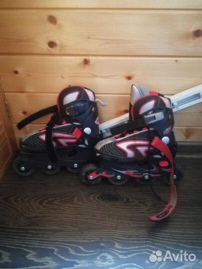 Роликовые коньки детские раздвижные