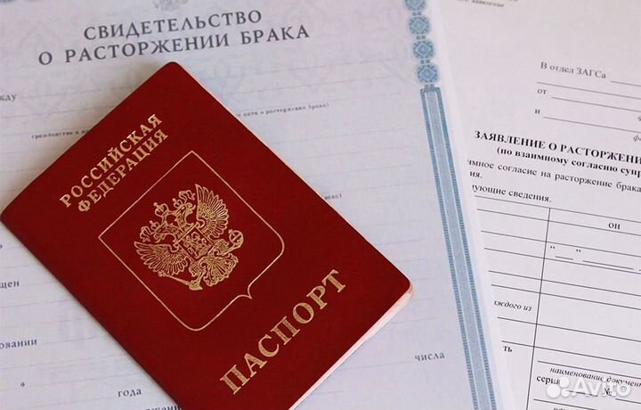 Расторжение брака/раздел имущества