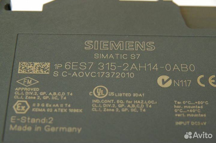 Siemens CPU 6ES7315-2AH14-0AB0