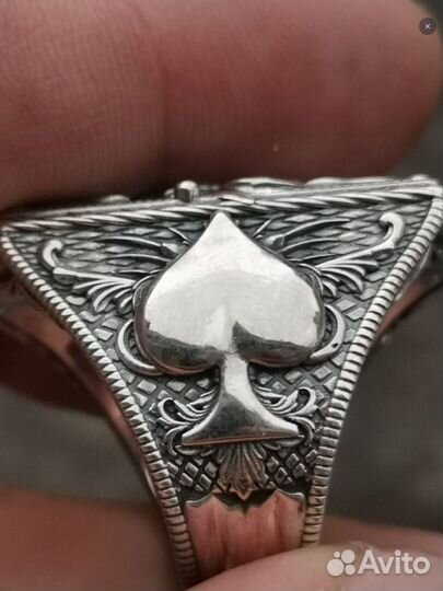 Серебряная печатка 