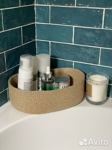 Корзина для хранения из джута