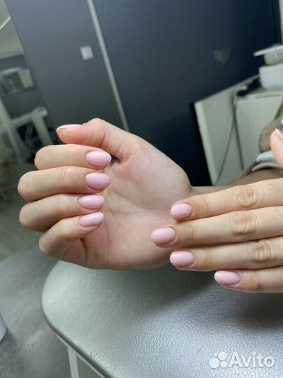 Маникюр + снятие + укрепление