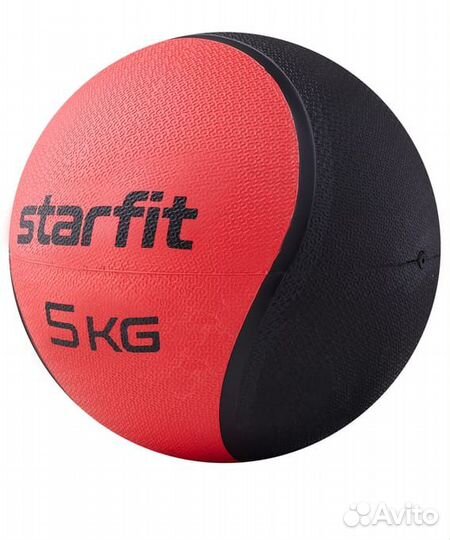 Медбол высокой плотности starfit GB-702 (1 кг, Ж