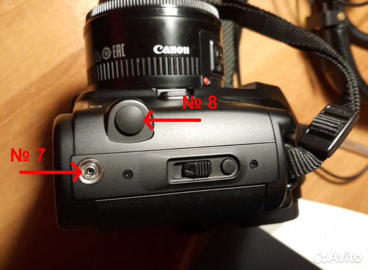 Заглушка на фотокамеру Canon Eos 3