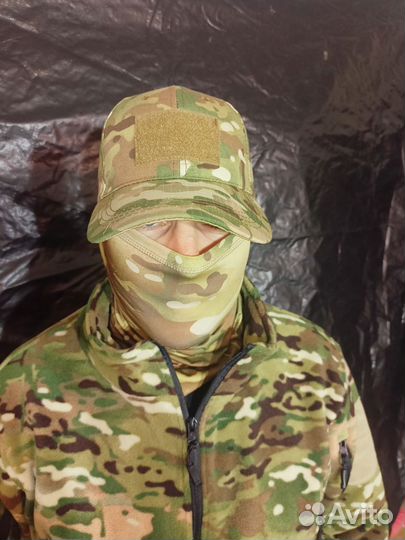 Бейсболка тактическая Мультикам/ Мох Ripstop