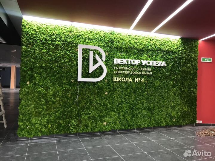 Панели из стабилизированного мха от производителя