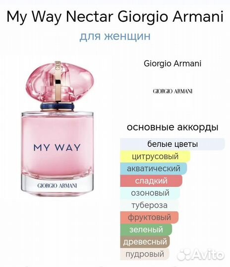 My Way Nectar Giorgio Armani 90 мл
