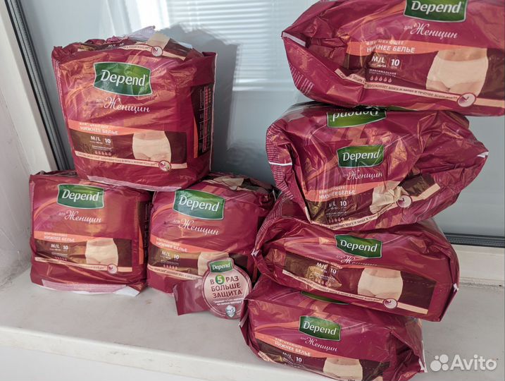 Впитывающее нижнее белье Depend