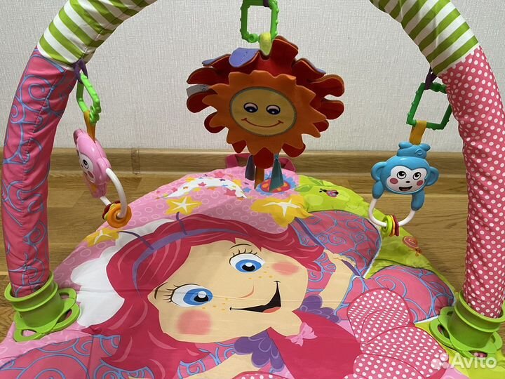 Развивающий коврик «Play gro», погремушки, игрушки