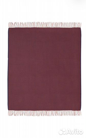 Плед шерстяной IKEA Лённмолла новый