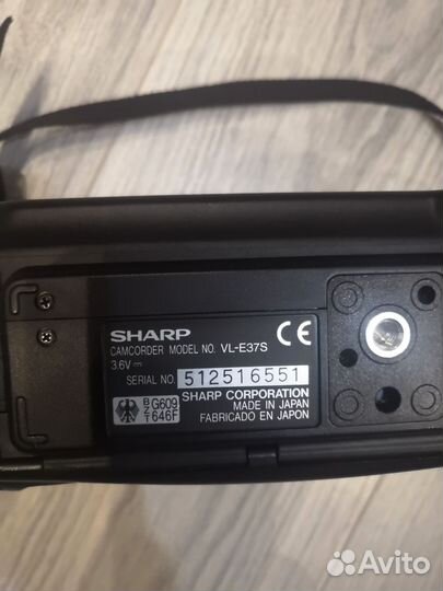 Видеокамера sharp VL-E37S 8мм