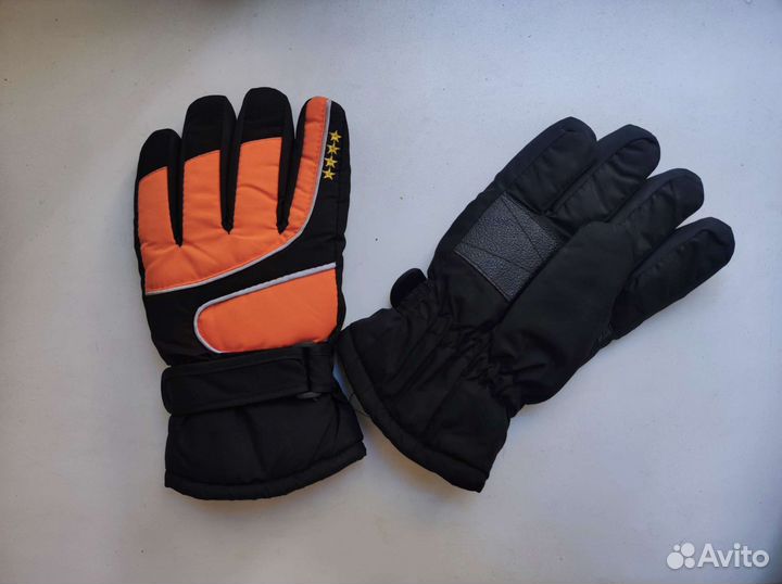 Мужские горнолыжные перчатки утеплённые