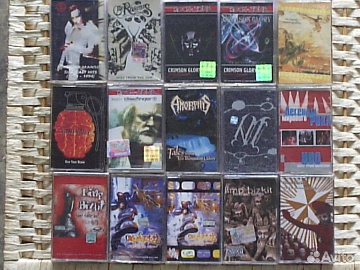 3. Студийные аудиокассеты : рок, рэп, индастриал