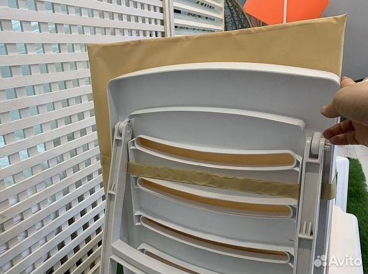 Матрас на шезлонг пляжный