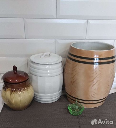 Бочонки керамические